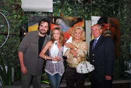 Dinho Diniz, Cuca Lazarotto, Hebe Camargo e José Maria Parra