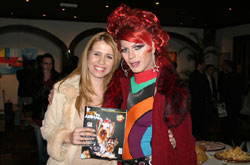 Tamy com sua nova revista
