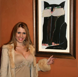 Tamy homenageia quadro