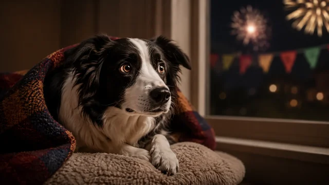 Barulho dos fogos, alimentos t&iacute;picos e portas abertas durante festas juninas aumentam riscos para c&atilde;es e gatos no Dia de S&atilde;o Jo&atilde;o.
