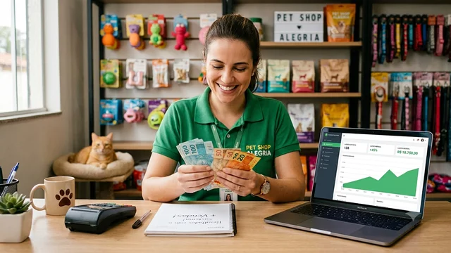 Plataforma re&uacute;ne agenda, caixa, financeiro, estoque, nota fiscal e WhatsApp para pet shops, banho e tosa e cl&iacute;nicas veterin&aacute;rias.